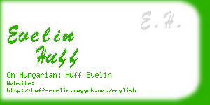 evelin huff business card